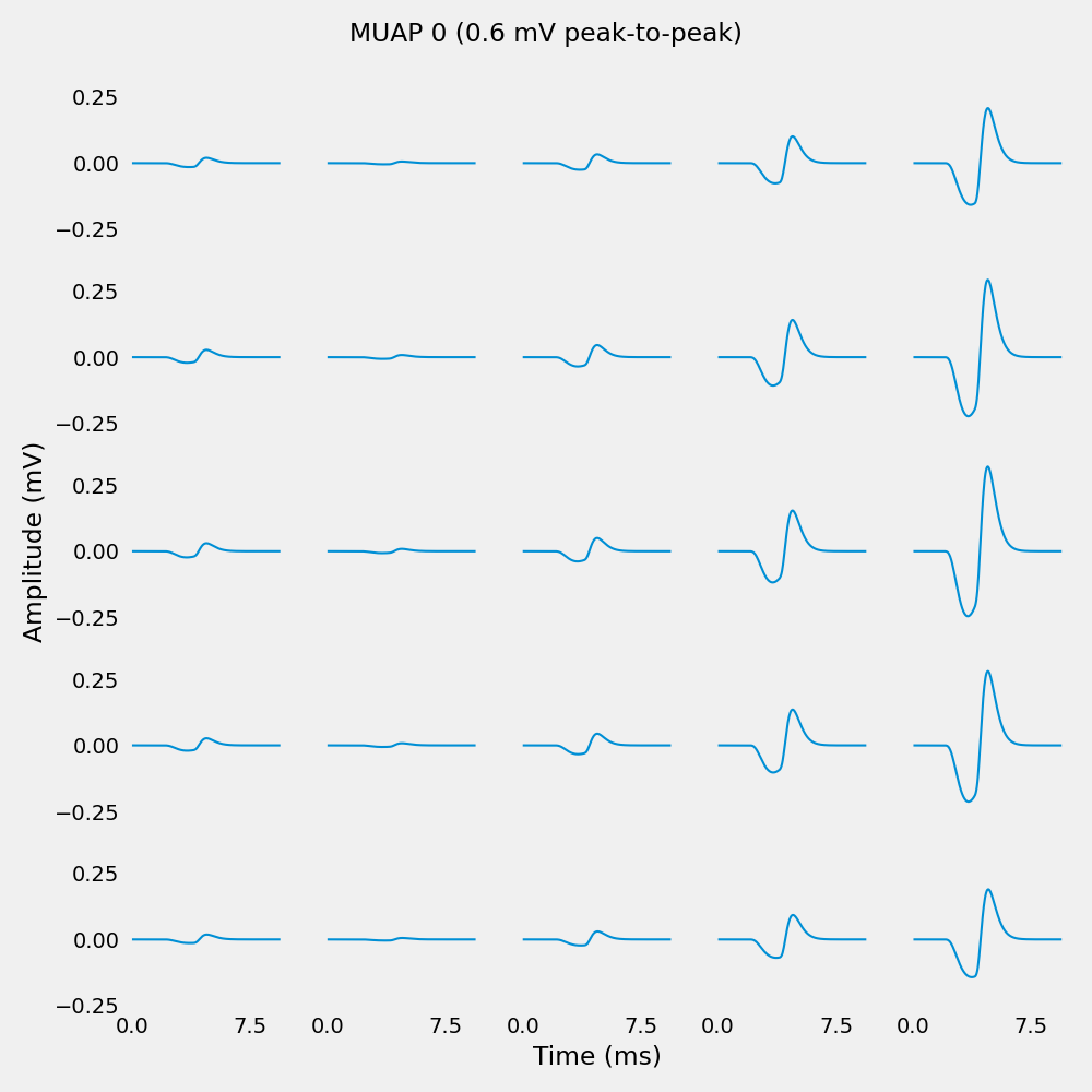 MUAP 0 (0.6 mV peak-to-peak)